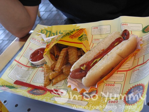 Hot Dog and Fries Hot Dog and Fries