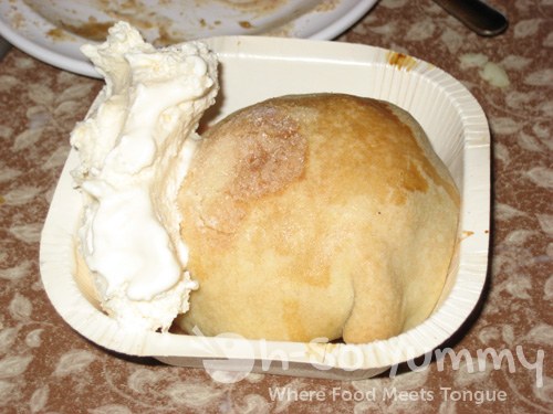 Apple Dumpling with Vanilla Ice Cream Apple Dumpling with Vanilla Ice Cream