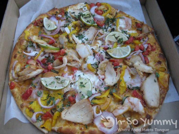 Thai Red Chicken Curry Pizza Thai Red Chicken Curry Pizza
