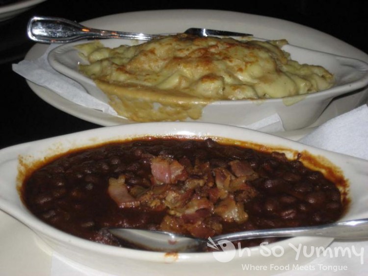 Macaroni and Four Cheeses and Bourbon and Bacon Baked Beans Macaroni and Four Cheeses and Bourbon and Bacon Baked Beans