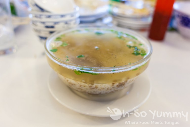 special beef rice soup at Anh Hong Restaurant in Garden Grove special beef rice soup at Anh Hong Restaurant in Garden Grove