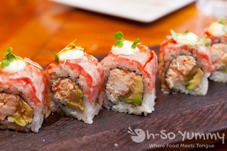 kobe specialty roll at Azuki Sushi in San Diego kobe specialty roll at Azuki Sushi in San Diego