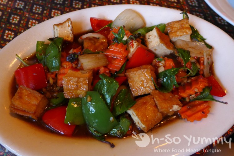 Bangkok Bay - hot basil tofu Bangkok Bay - hot basil tofu