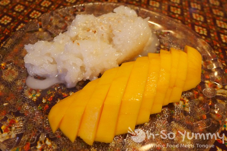Bangkok Bay - mango with sweet sticky rice Bangkok Bay - mango with sweet sticky rice