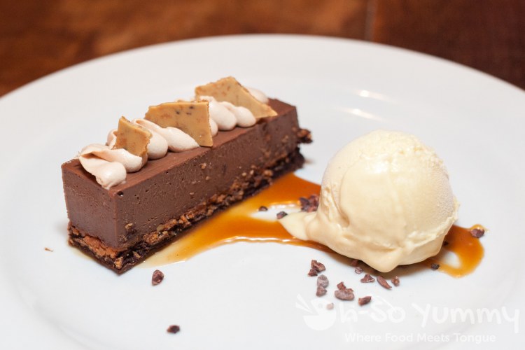 Chocolate Hazelnut Crunch Bar at Bankers Hill Bar + Restaurant Chocolate Hazelnut Crunch Bar at Bankers Hill Bar + Restaurant