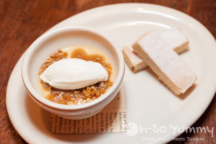 Butterscotch Pudding at Bankers Hill Bar + Restaurant Butterscotch Pudding at Bankers Hill Bar + Restaurant