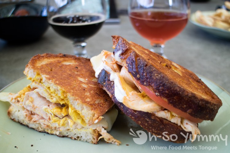 smoked turkey breast sandwich at Barrel Republic in Carlsbad smoked turkey breast sandwich at Barrel Republic in Carlsbad