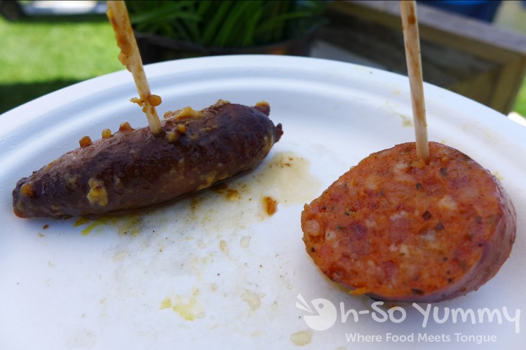 Bacon and Barrels 2014 - Salt and Cleaver - sausage samples Bacon and Barrels 2014 - Salt and Cleaver - sausage samples