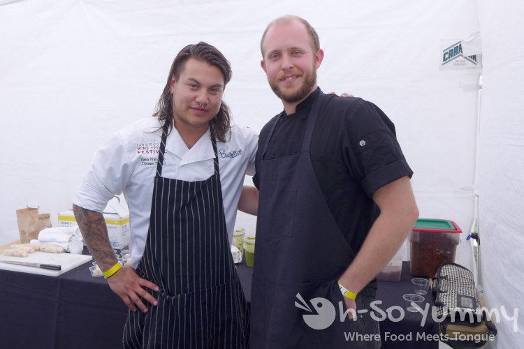 Bacon and Barrels 2014 - Uptown Tavern chef Dana Francisco Bacon and Barrels 2014 - Uptown Tavern chef Dana Francisco