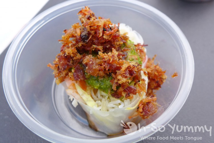 Bacon and Barrels 2014 - Uptown Tavern - Shrimp and Bacon Spring Roll Bacon and Barrels 2014 - Uptown Tavern - Shrimp and Bacon Spring Roll