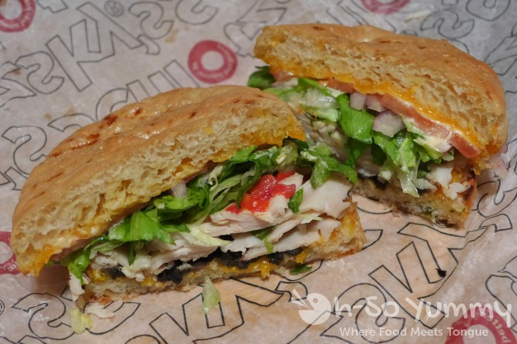 fiesta chicken sandwich from Schlotzsky's Deli fiesta chicken sandwich from Schlotzsky's Deli