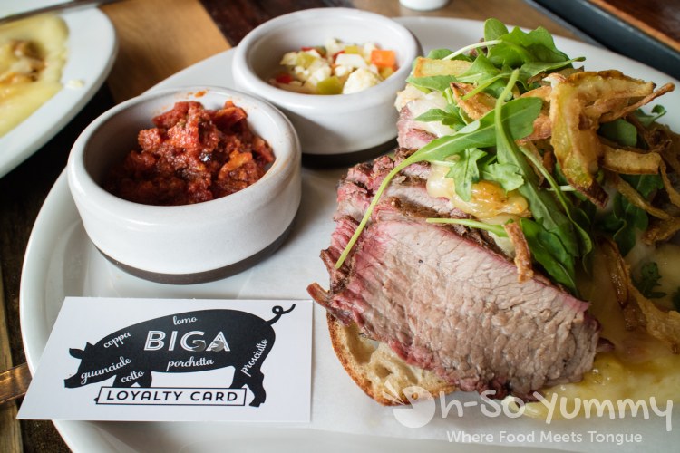 tri-tip from GOBYA sandwich popup at BIGA in San Diego tri-tip from GOBYA sandwich popup at BIGA in San Diego