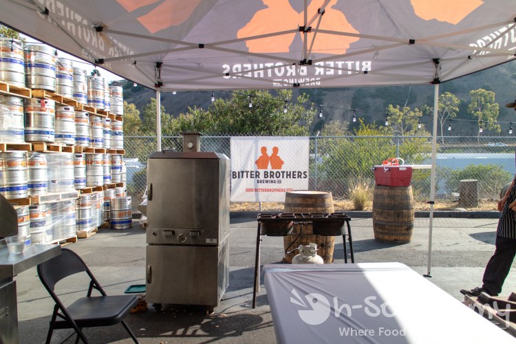 Bitter Brothers behind the scenes with Hanis Cavin's smoker Bitter Brothers behind the scenes with Hanis Cavin's smoker