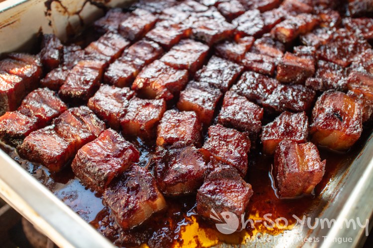 Smoked pork belly from Hanis Cavin at Pioneer BBQ Smoked pork belly from Hanis Cavin at Pioneer BBQ