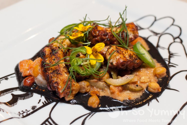 Wood Grilled Octopus at Bracero Cocina de Raiz Wood Grilled Octopus at Bracero Cocina de Raiz