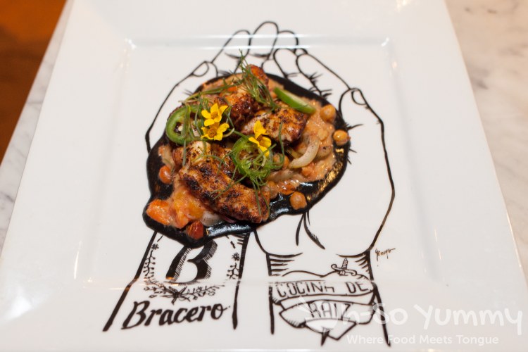 Wood Grilled Octopus at Bracero Cocina de Raiz Wood Grilled Octopus at Bracero Cocina de Raiz