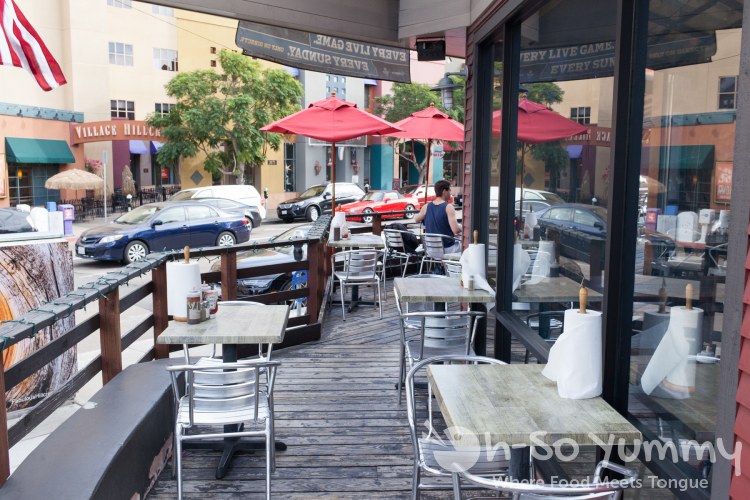 patio at Brazen BBQ in Hillcrest of San Diego patio at Brazen BBQ in Hillcrest of San Diego