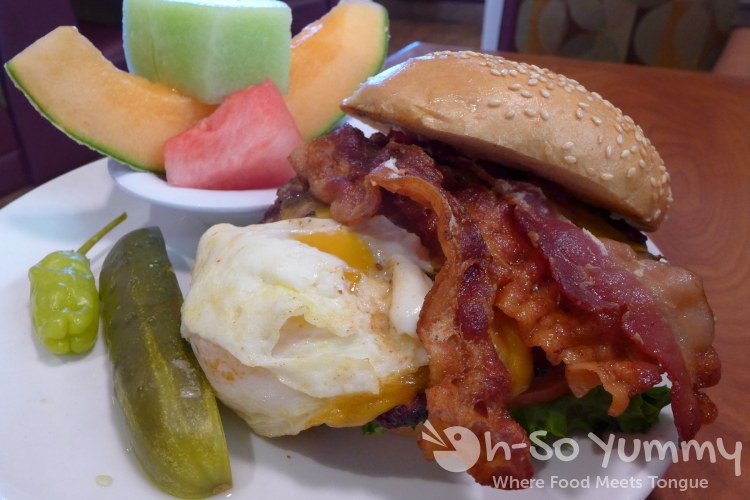 Broken Yolk Cafe - Sunrise Burger for San Diego Burger Week Broken Yolk Cafe - Sunrise Burger for San Diego Burger Week
