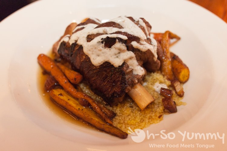 Braised Lamb Shank at Brooklyn Girl Eatery in San Diego Braised Lamb Shank at Brooklyn Girl Eatery in San Diego