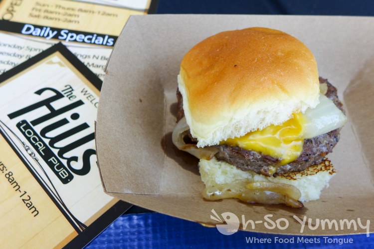 The Hills Local Pub burger at San Diego Reader Burgers and Beer The Hills Local Pub burger at San Diego Reader Burgers and Beer