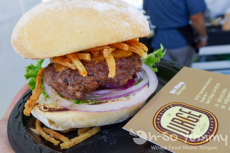 Urge Gastropub burger at San Diego Reader Burgers and Beer Urge Gastropub burger at San Diego Reader Burgers and Beer