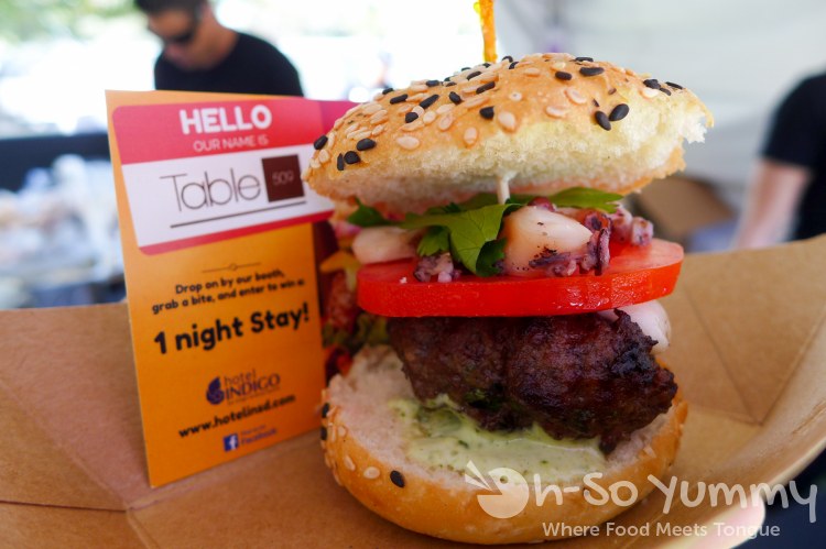 Table 509 burger at San Diego Reader Burgers and Beer Table 509 burger at San Diego Reader Burgers and Beer