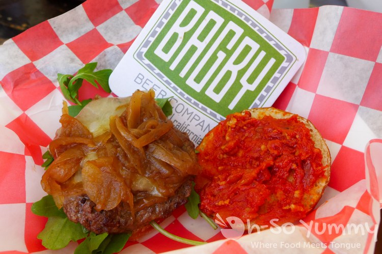 Bagby Beer Company burger at San Diego Reader Burgers and Beer Bagby Beer Company burger at San Diego Reader Burgers and Beer