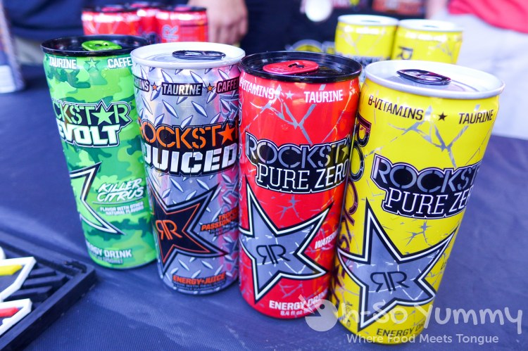 Rockstar energy drinks at San Diego Reader Burgers and Beer Rockstar energy drinks at San Diego Reader Burgers and Beer