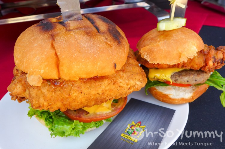 Henry's Pub burger at San Diego Reader Burgers and Beer Henry's Pub burger at San Diego Reader Burgers and Beer