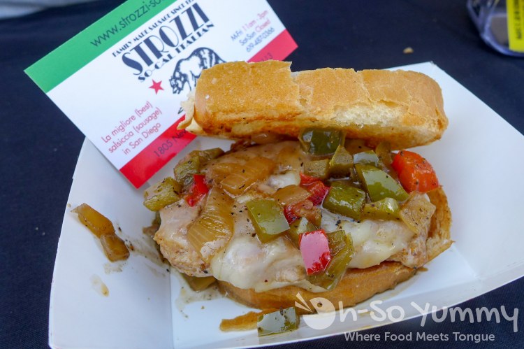 Strozzi So-Cal Italian burger at San Diego Reader Burgers and Beer Strozzi So-Cal Italian burger at San Diego Reader Burgers and Beer