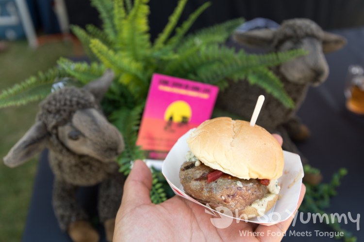 Lamb Burger at San Diego Reader Burgers and Beer 2018 Lamb Burger at San Diego Reader Burgers and Beer 2018