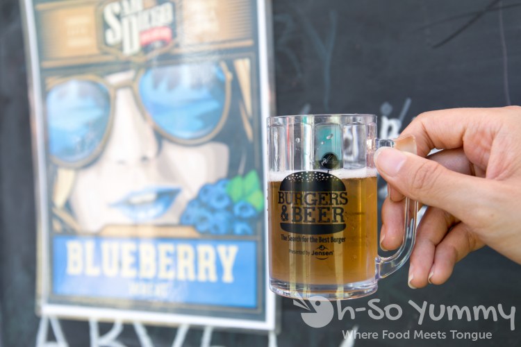 San Diego Brewing blueberry beer at San Diego Reader Burgers and Beer 2018 San Diego Brewing blueberry beer at San Diego Reader Burgers and Beer 2018