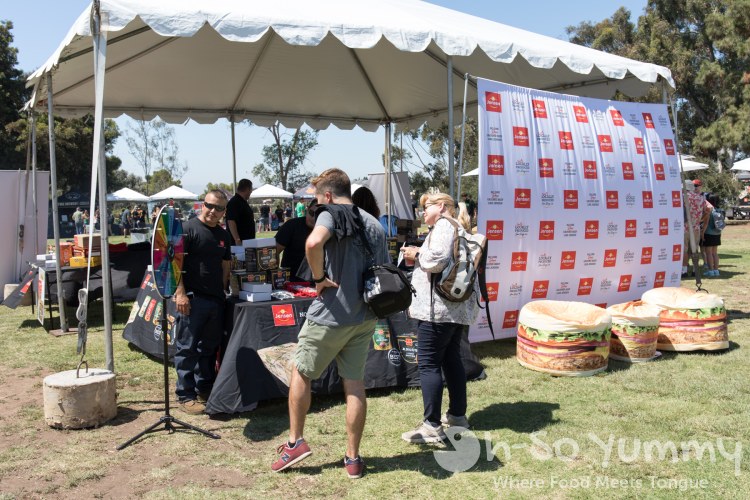 Jensen prize wheel and photo op at San Diego Reader Burgers and Beer 2018 Jensen prize wheel and photo op at San Diego Reader Burgers and Beer 2018