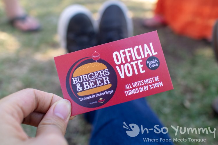 official voting ticket at San Diego Reader Burgers and Beer 2018 official voting ticket at San Diego Reader Burgers and Beer 2018