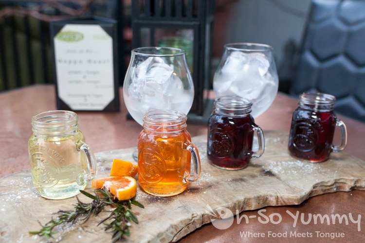 sangria flight at Cafe 21 sangria flight at Cafe 21