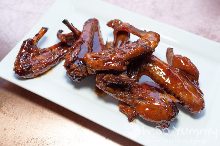 duck wings at Cafe 21 duck wings at Cafe 21
