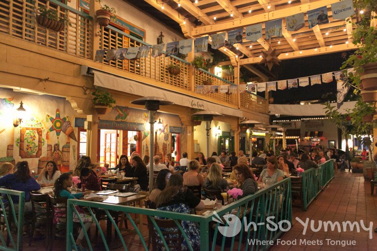 large patio area at Cafe Coyote in Old Town San Diego large patio area at Cafe Coyote in Old Town San Diego