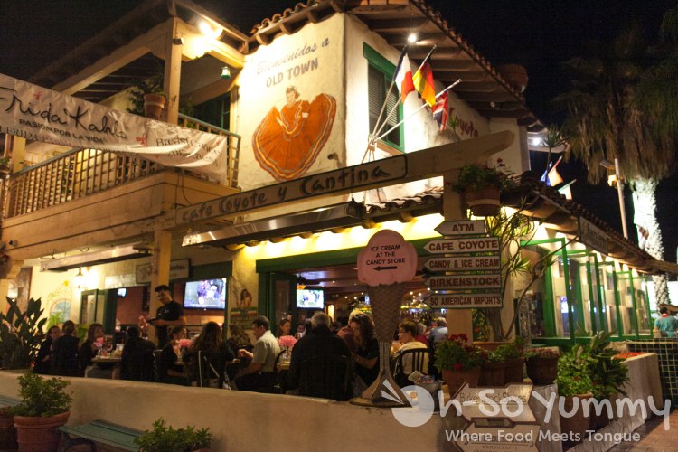 night scene at Cafe Coyote in Old Town San Diego night scene at Cafe Coyote in Old Town San Diego