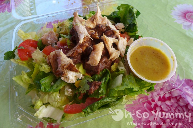 southwest chicken salad at Cafe Metropole in Avalon on Catalina Island southwest chicken salad at Cafe Metropole in Avalon on Catalina Island