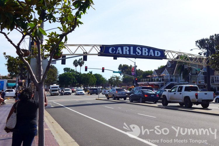 Carlsbad sign over the streets Carlsbad sign over the streets