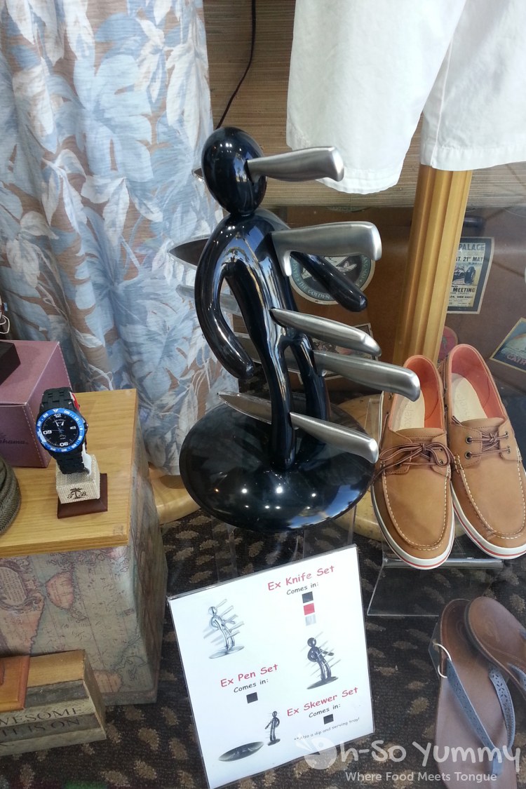 knife holder from a shop in Avalon on Catalina Island knife holder from a shop in Avalon on Catalina Island