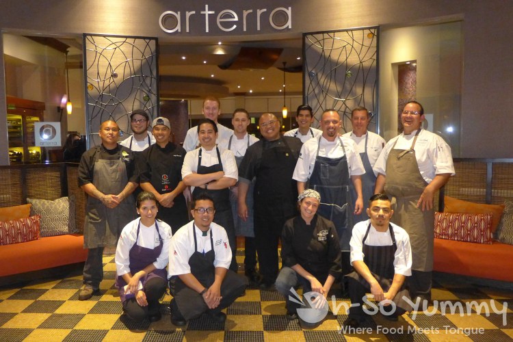 Chefs and staff for Chef Celebration at Arterra Chefs and staff for Chef Celebration at Arterra