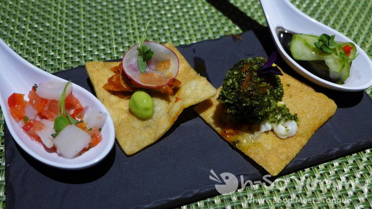 Amuse Bouche at Chef Celebration Arterra Amuse Bouche at Chef Celebration Arterra