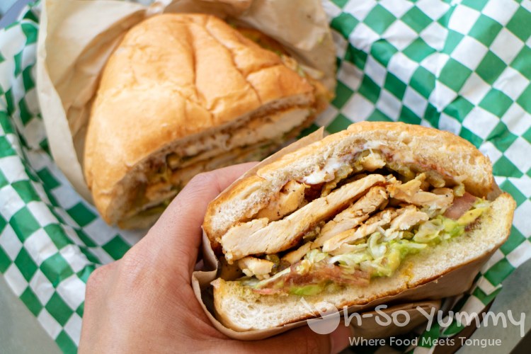 TJ Tortas and Tacos - Oxacaquena Torta TJ Tortas and Tacos - Oxacaquena Torta