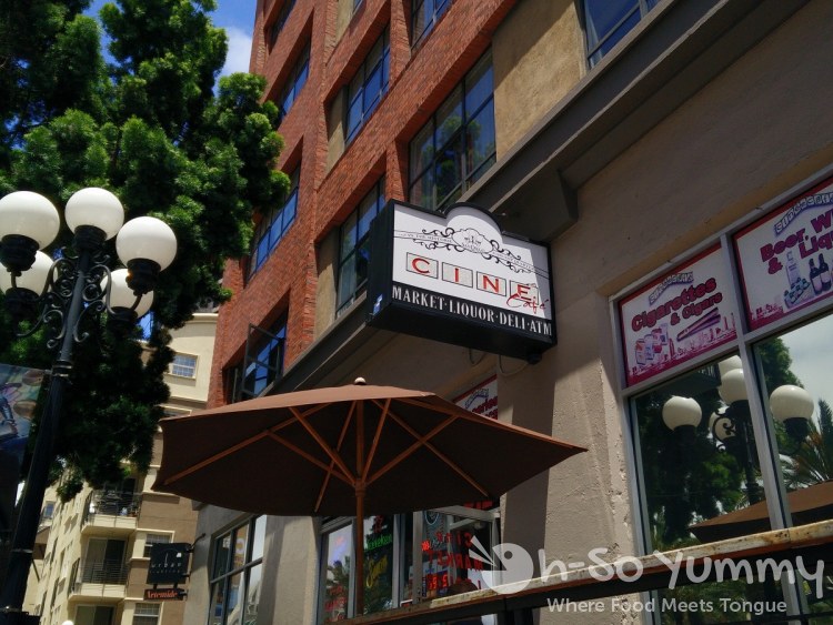 Cine Cafe in the gaslamp of downtown San Diego Cine Cafe in the gaslamp of downtown San Diego