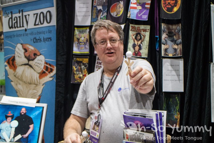 Traveling Stickman at San Diego Comic Con 2017 Traveling Stickman at San Diego Comic Con 2017