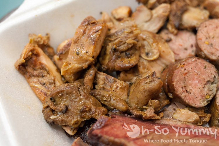 chicken at Coops BBQ jerk chicken at Coops BBQ