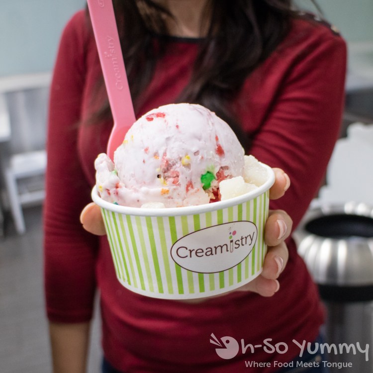 ice cream from Creamistry in San Diego ice cream from Creamistry in San Diego