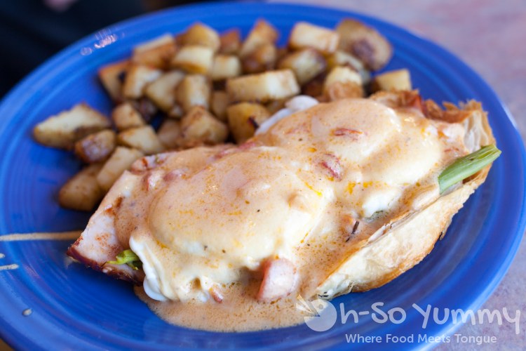 tuscan benedict at Crest Cafe tuscan benedict at Crest Cafe