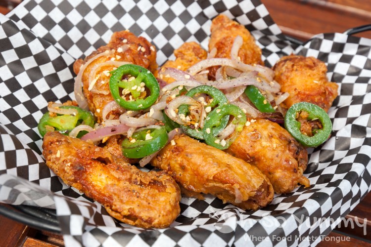 Salt and Pepper Wings at Cross Street Chicken and Beer on Convoy Street in San Diego Salt and Pepper Wings at Cross Street Chicken and Beer on Convoy Street in San Diego